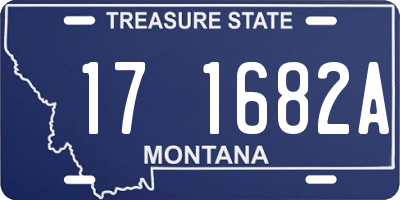 MT license plate 171682A