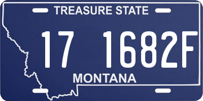 MT license plate 171682F