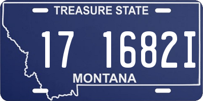 MT license plate 171682I