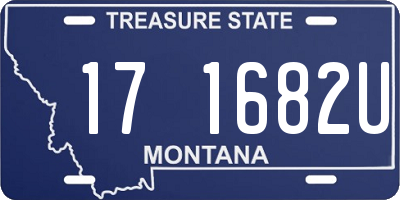 MT license plate 171682U