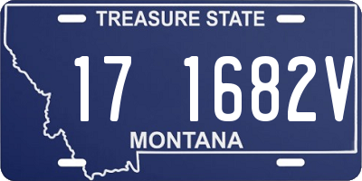 MT license plate 171682V