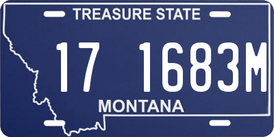 MT license plate 171683M