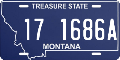 MT license plate 171686A