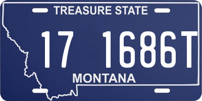 MT license plate 171686T
