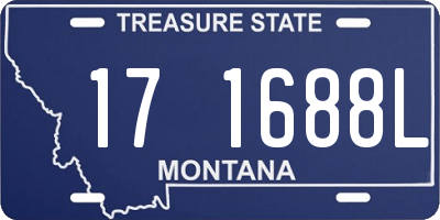 MT license plate 171688L