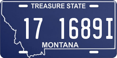 MT license plate 171689I