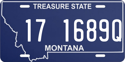 MT license plate 171689Q