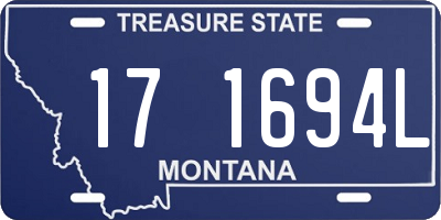 MT license plate 171694L