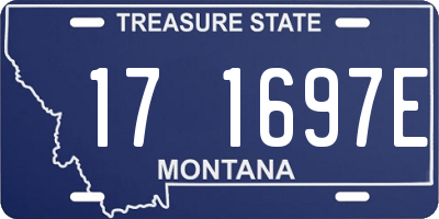 MT license plate 171697E