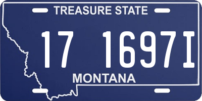 MT license plate 171697I