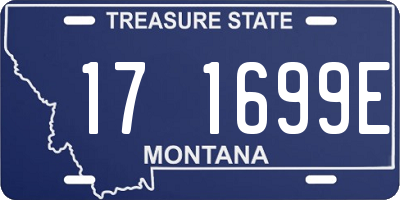 MT license plate 171699E