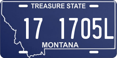 MT license plate 171705L