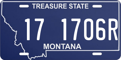 MT license plate 171706R