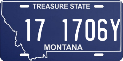MT license plate 171706Y
