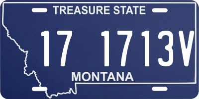 MT license plate 171713V