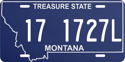 MT license plate 171727L