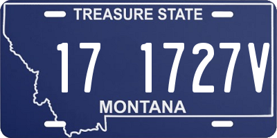 MT license plate 171727V