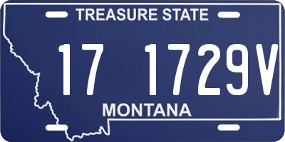 MT license plate 171729V