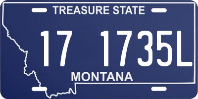 MT license plate 171735L