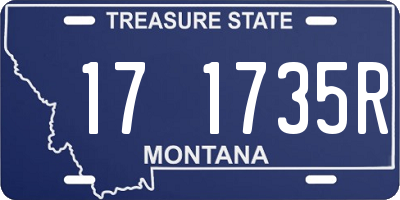 MT license plate 171735R