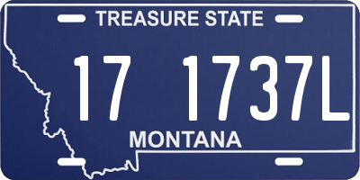 MT license plate 171737L