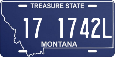 MT license plate 171742L