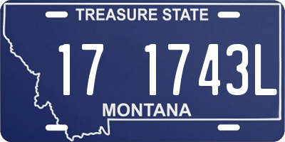 MT license plate 171743L
