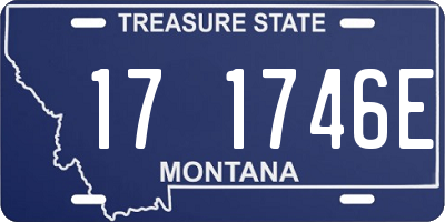 MT license plate 171746E