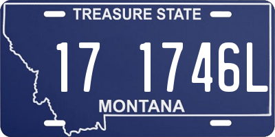 MT license plate 171746L