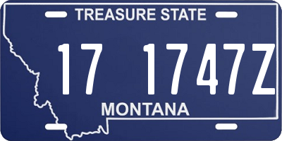 MT license plate 171747Z