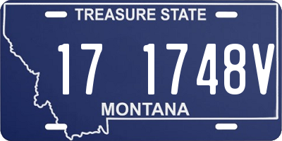 MT license plate 171748V