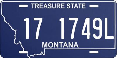 MT license plate 171749L