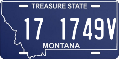 MT license plate 171749V