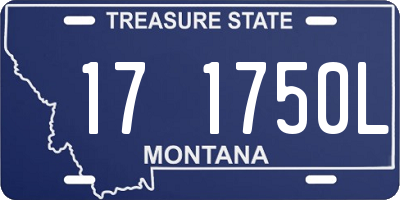 MT license plate 171750L