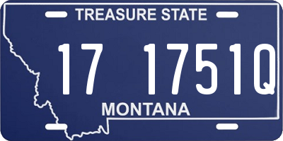 MT license plate 171751Q