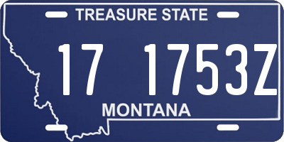 MT license plate 171753Z