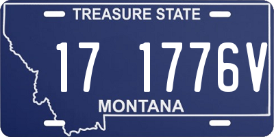 MT license plate 171776V