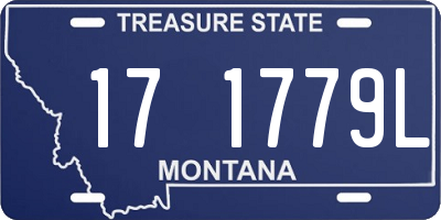 MT license plate 171779L