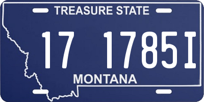 MT license plate 171785I