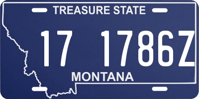 MT license plate 171786Z