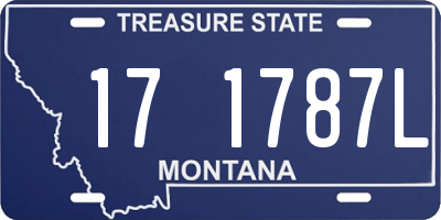 MT license plate 171787L