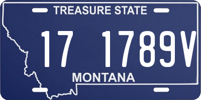 MT license plate 171789V