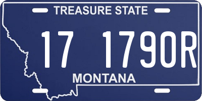 MT license plate 171790R