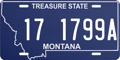 MT license plate 171799A