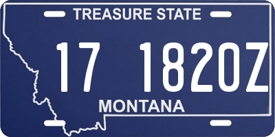 MT license plate 171820Z