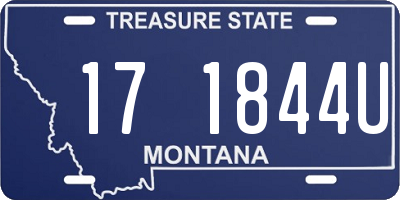 MT license plate 171844U