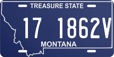MT license plate 171862V