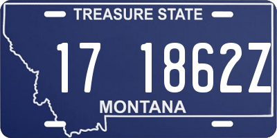 MT license plate 171862Z
