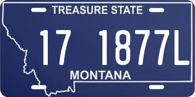 MT license plate 171877L