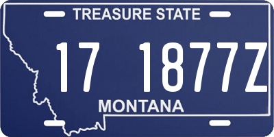 MT license plate 171877Z